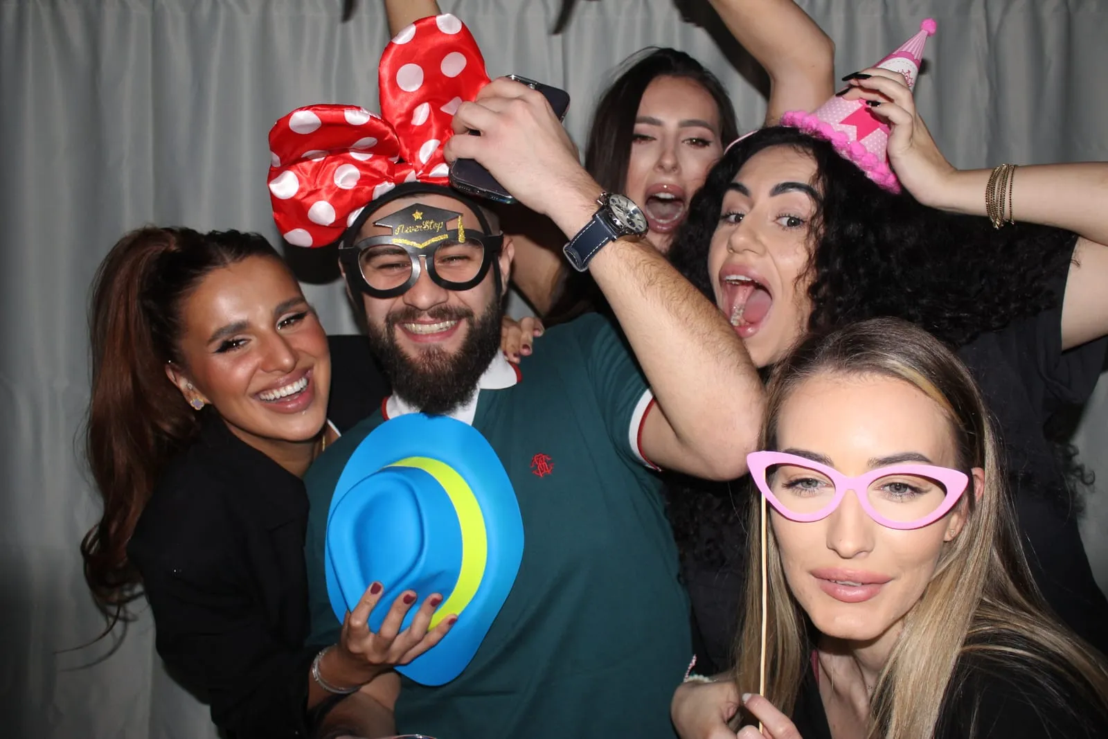 Colaj de fotografii printat pe loc la eveniment