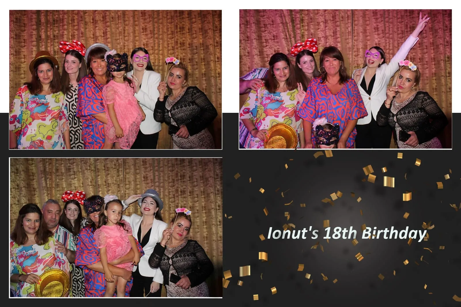 Colaj de fotografii printat pe loc la eveniment