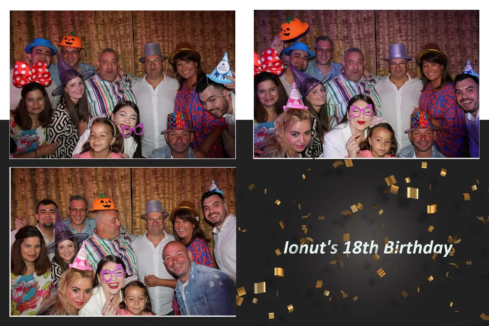 Colaj de fotografii printat pe loc la eveniment