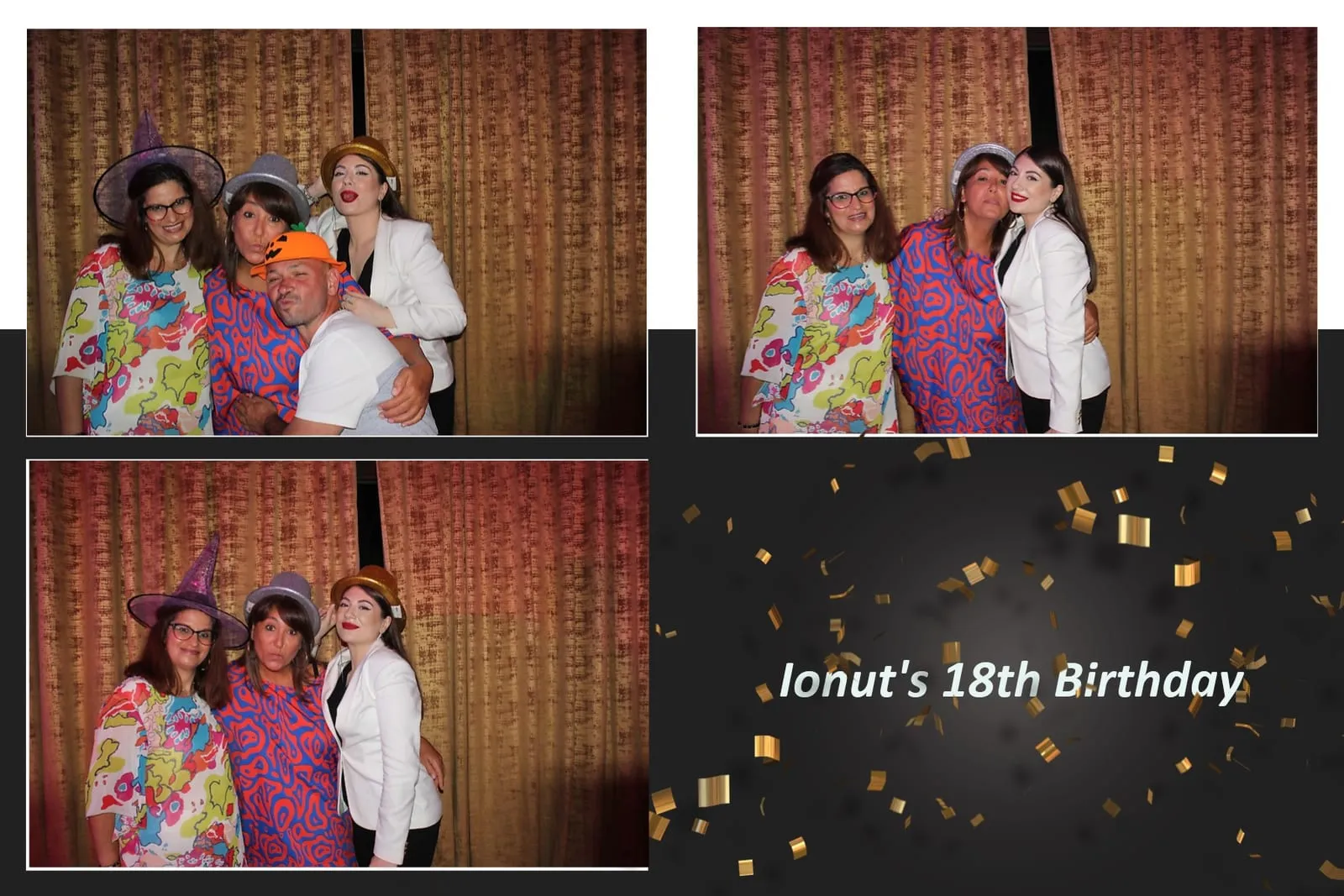 Colaj de fotografii printat pe loc la eveniment