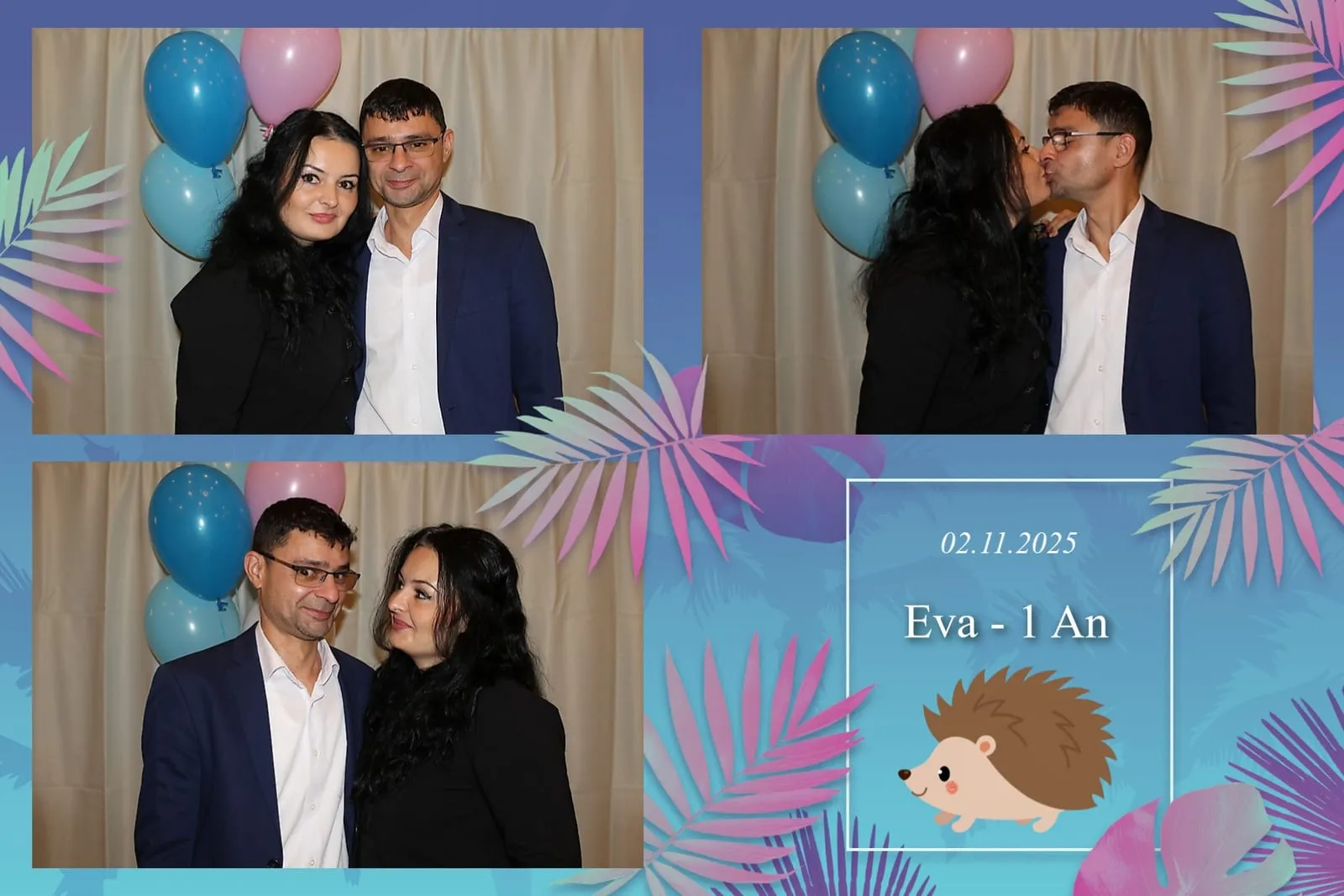 Colaj de fotografii printat pe loc la eveniment