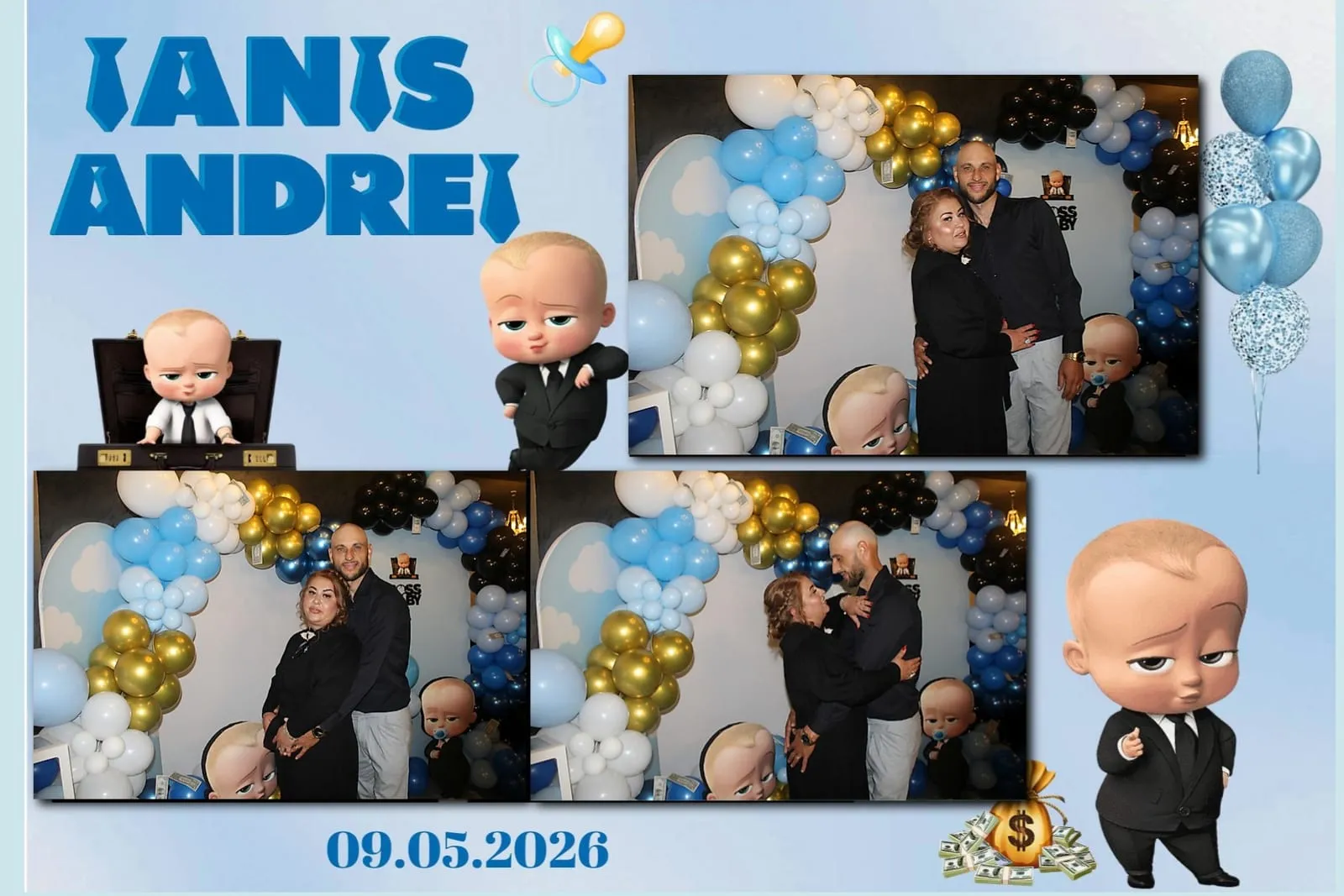 Colaj de fotografii printat pe loc la eveniment